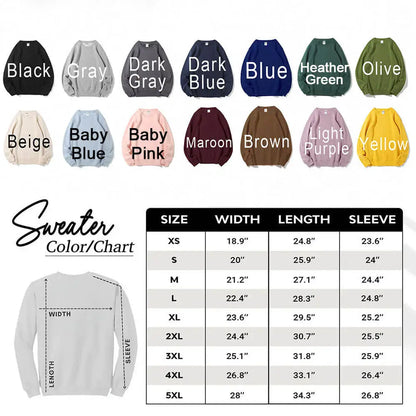 Custom Embroidered Portrait from Photo Sweatshirt
